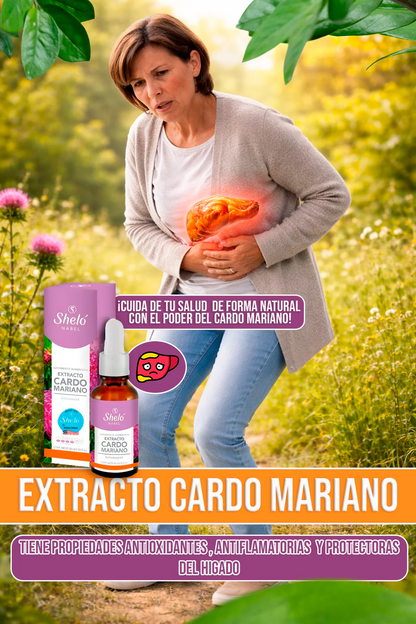 Extracto de Cardo Mariano ⭐⭐⭐⭐⭐ | Detox Natural y Apoyo para la Salud del Hígado